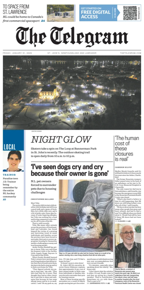 Cover of The Telegram (St. Johnâ€™s)