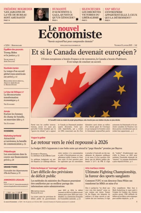 Cover of Le Nouvel Economiste