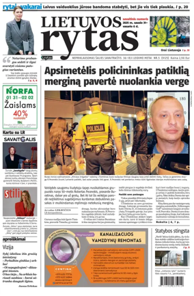 Cover of Lietuvos Rytas