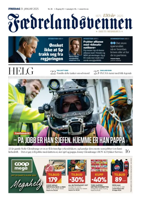 Cover of Faedrelandsvennen