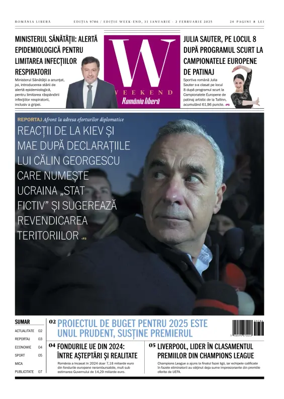 Cover of Romania Libera - Friday Edition