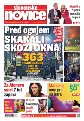 Cover of Slovenske Novice