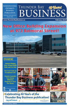 Cover of Thunder Bay Business