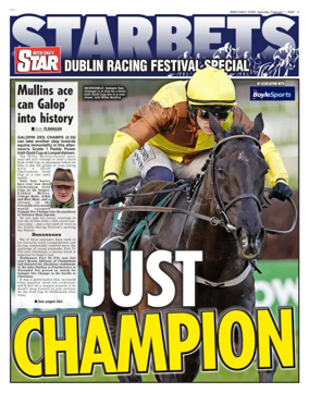 Cover of Irish Daily Star - Starbets