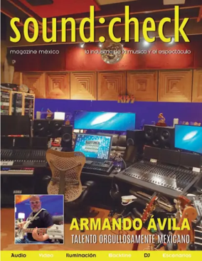 Cover of sound:check magazine mexico