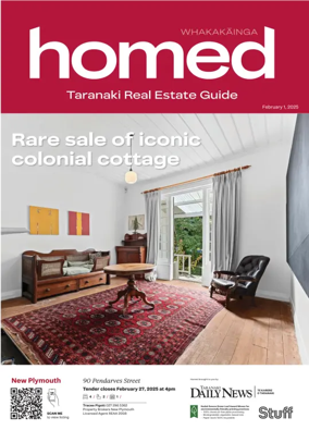 Cover of Homed Taranaki Daily News