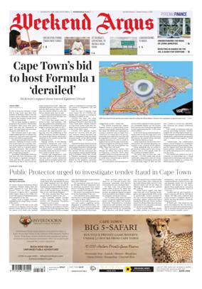 Cover of Weekend Argus (Saturday Edition)