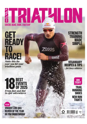Cover of 220 Triathlon Magazine
