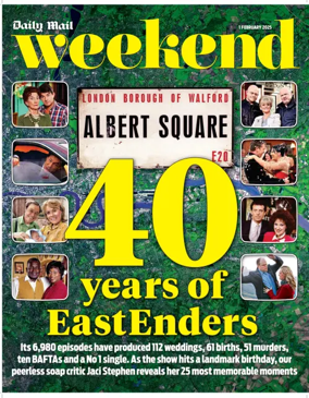 Cover of Daily Mail Weekend Magazine