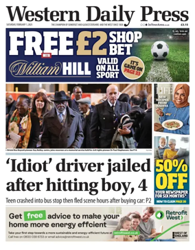 Cover of Western Daily Press (Saturday)