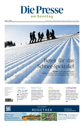 Cover of Die Presse am Sonntag