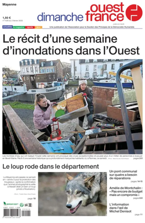 Cover of Dimanche Ouest France (Mayenne)