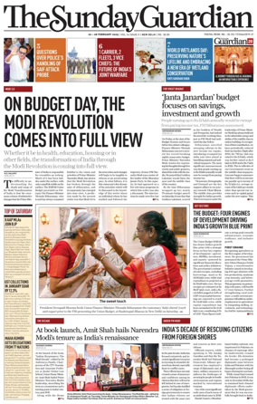 Cover of The Sunday Guardian