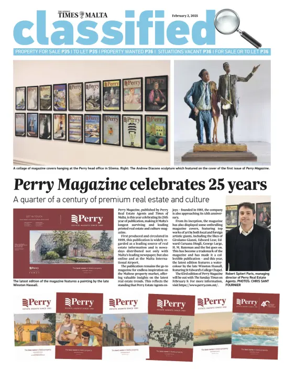 Cover of The Sunday Times of Malta - Classified