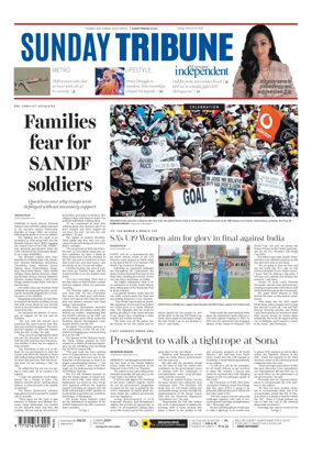 Cover of Sunday Tribune