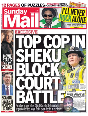 Cover of Sunday Mail (UK)