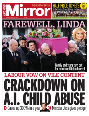 Cover of Sunday Mirror