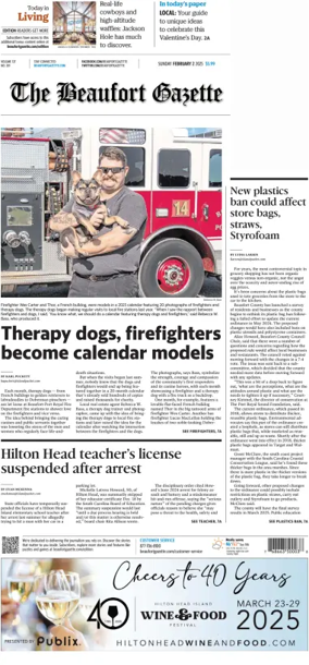 Cover of Beaufort Gazette (Sunday)