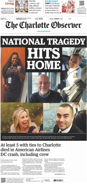 Cover of The Charlotte Observer (Sunday)