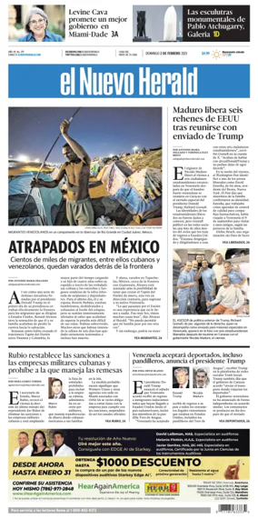 Cover of El Nuevo Herald (Sunday)