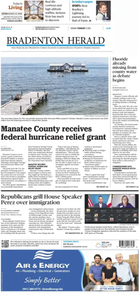 Cover of The Bradenton Herald (Sunday)