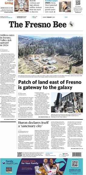 Cover of The Fresno Bee (Sunday)