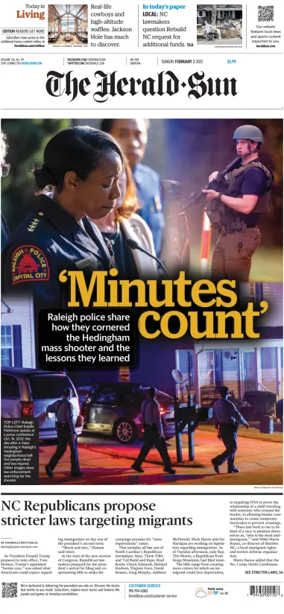 Cover of The Herald-Sun (Sunday)