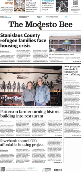 Cover of The Modesto Bee (Sunday)