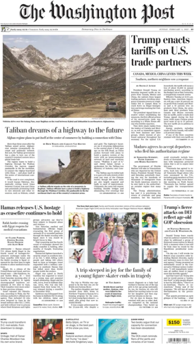 Cover of The Washington Post Sunday