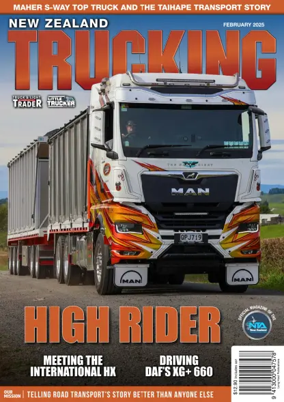 Cover of NZ Trucking Magazine