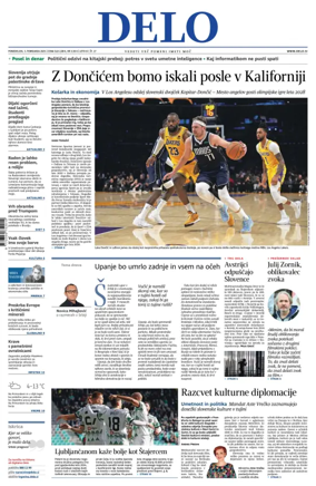 Cover of Delo (Slovenia)