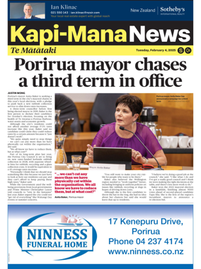 Cover of Kapi-Mana News