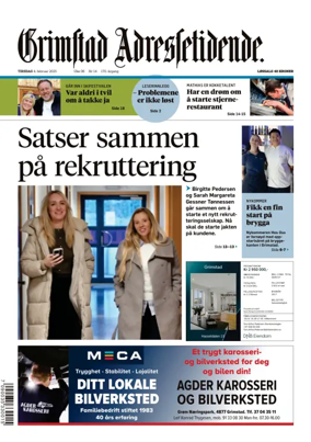 Cover of Grimstad Adressetidende