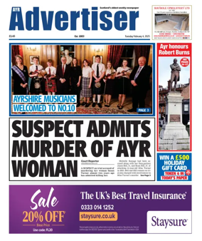Cover of Ayr Advertiser