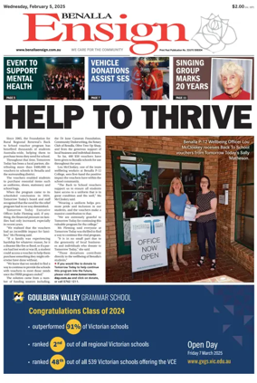 Cover of Benalla Ensign