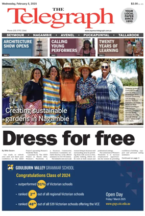 Cover of Seymour Telegraph