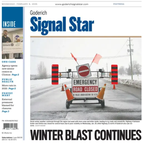 Cover of The Goderich Signal-Star