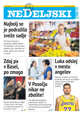 Cover of Nedeljski Dnevnik
