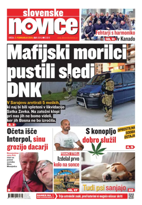 Cover of Slovenske Novice