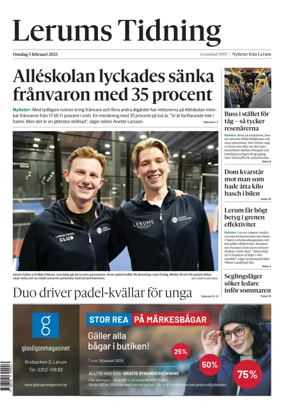 Cover of Lerums Tidning