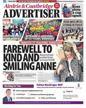 Cover of Airdrie & Coatbridge Advertiser