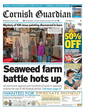 Cover of Cornish Guardian (St. Austell & Fowey)