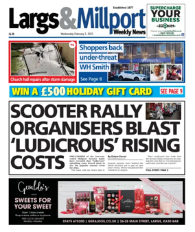 Cover of Largs & Millport Weekly News