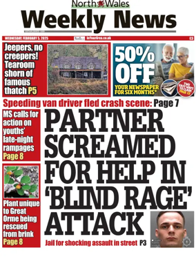 Cover of North Wales Weekly News