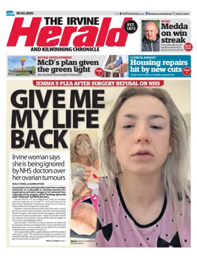 Cover of The Irvine Herald and Kilwinning Chronicle