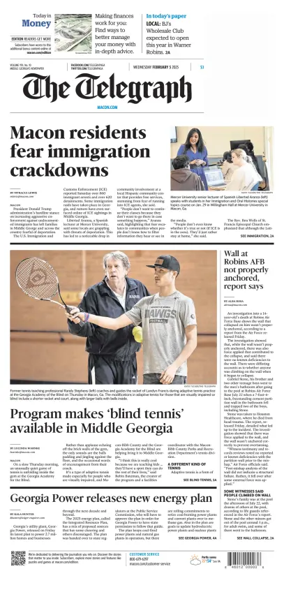 Cover of The Telegraph (Macon)