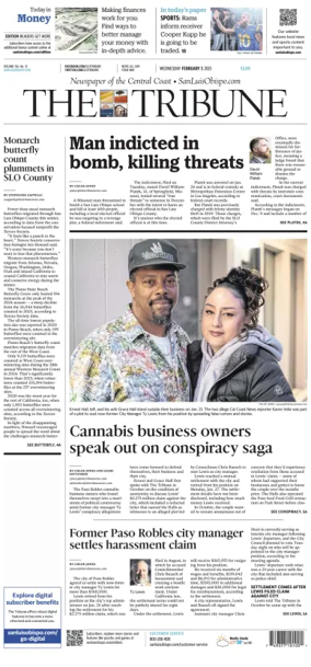 Cover of The Tribune (SLO)