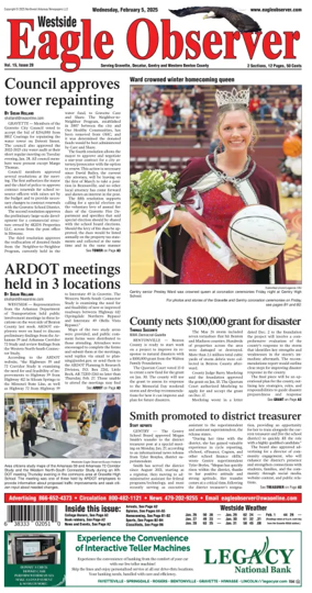 Cover of Westside Eagle-Observer