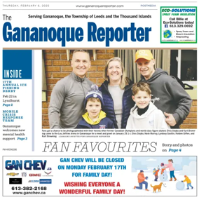Cover of The Gananoque Reporter
