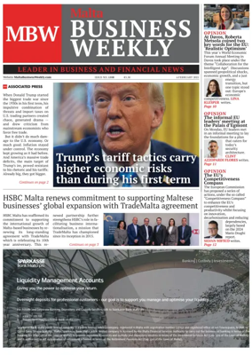 Cover of The Malta Business Weekly